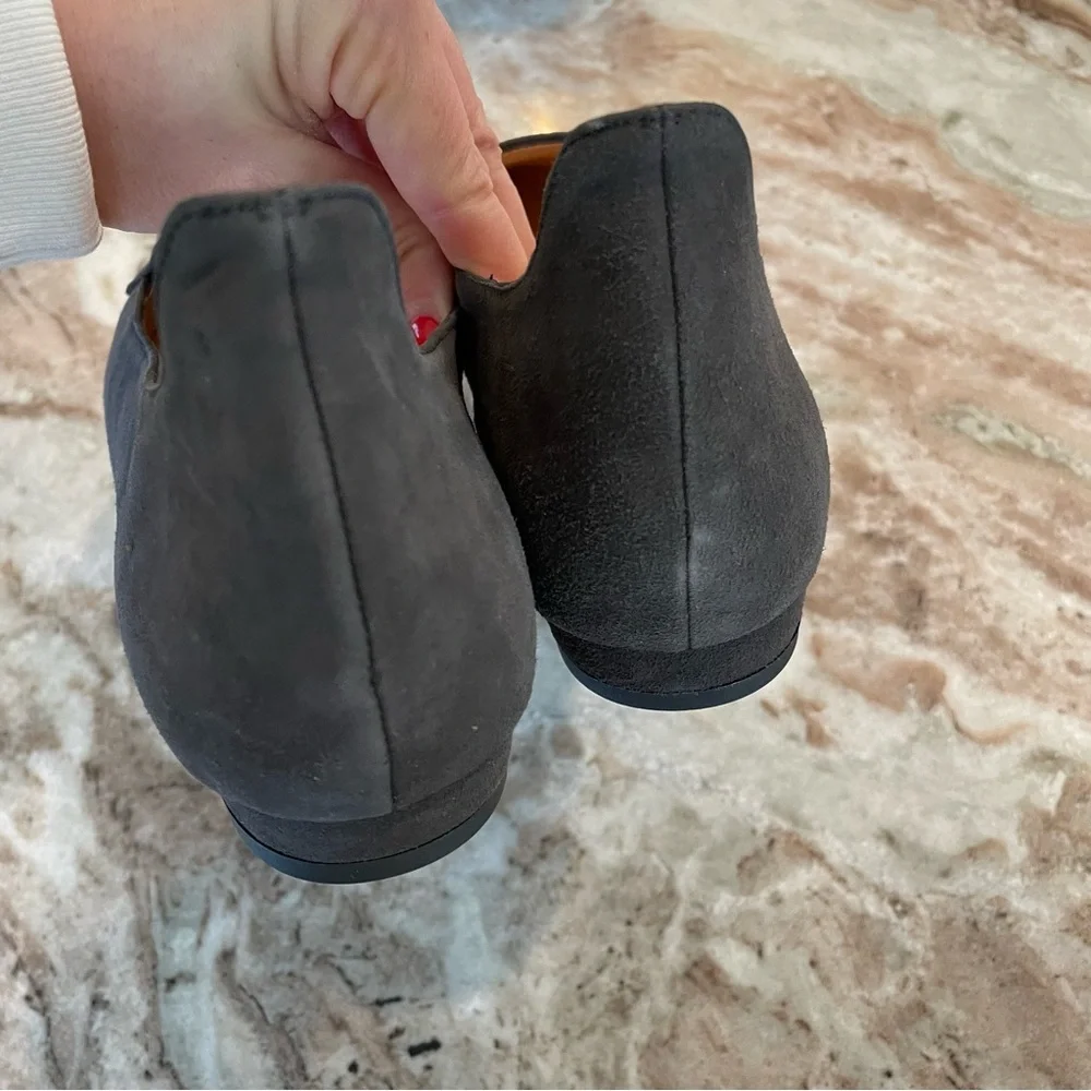 Simply Soles Simplysoles Leather Pointed Toe Flat Loafer Shoes Size 9.5